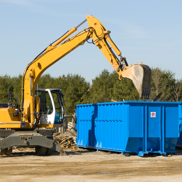 what are the rental fees for a residential dumpster in Easton TX